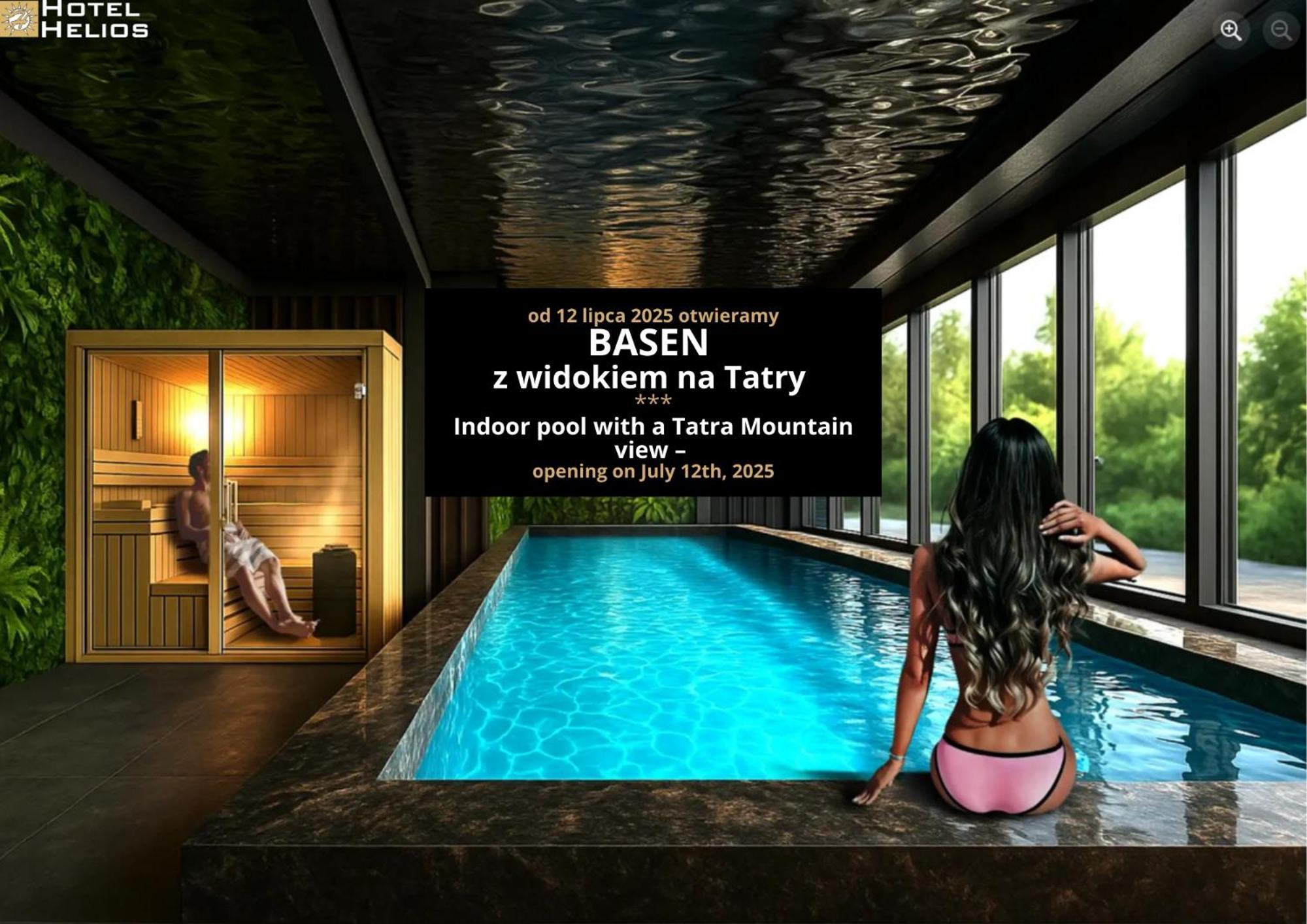Hotel Helios 300M Od Krupowek Nowy Basen Od 12 Lipca Zakopane Bagian luar foto